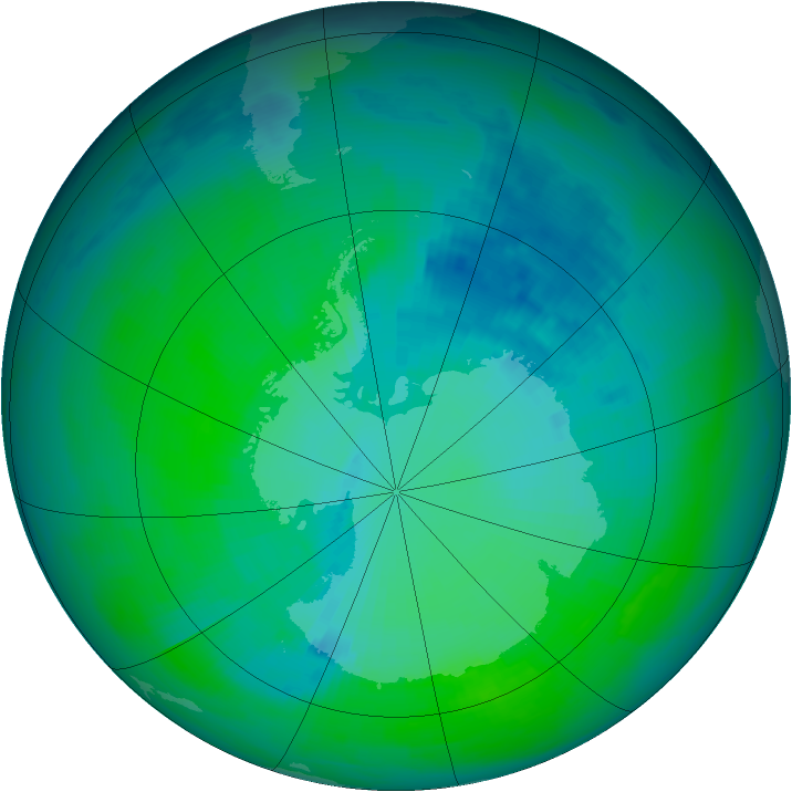 Ozone Map 1987-12-11